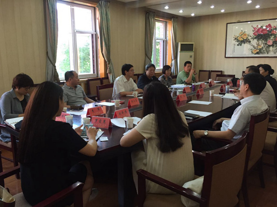 湖南省贸促会贺坚会长一行到我会调研